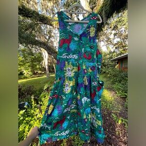 Vintage S. Roberts Dress animal print